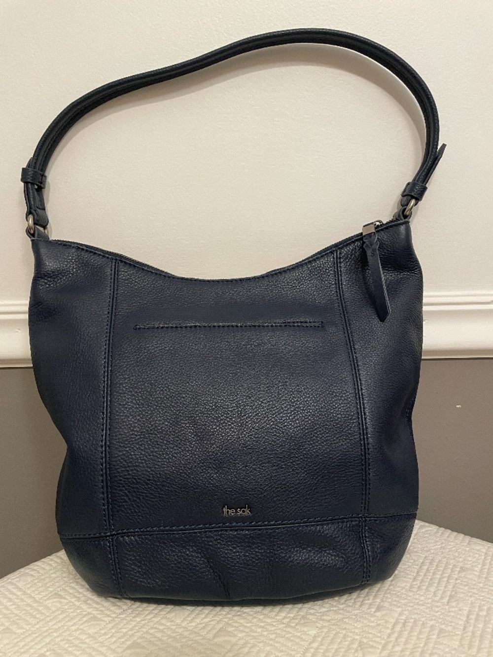 The Sak Sequoia Hobo large Leather bag in Indigo/navy
